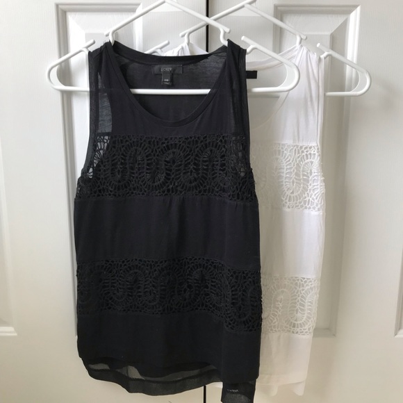 Bundle of J. Crew Lace Tanks XXS - Picture 1 of 3